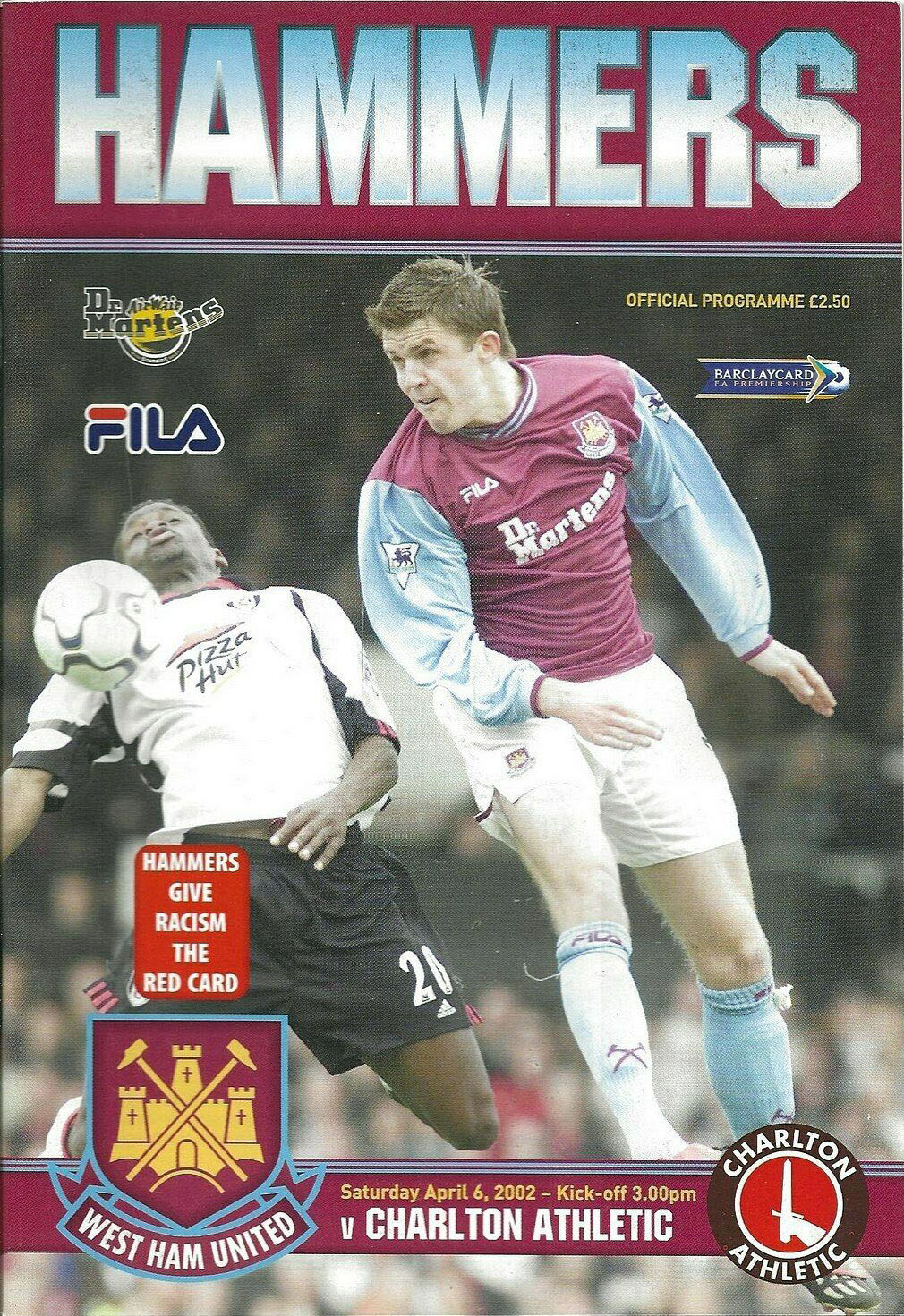 West Ham United vs. Charlton Athletic (April 6, 2002)