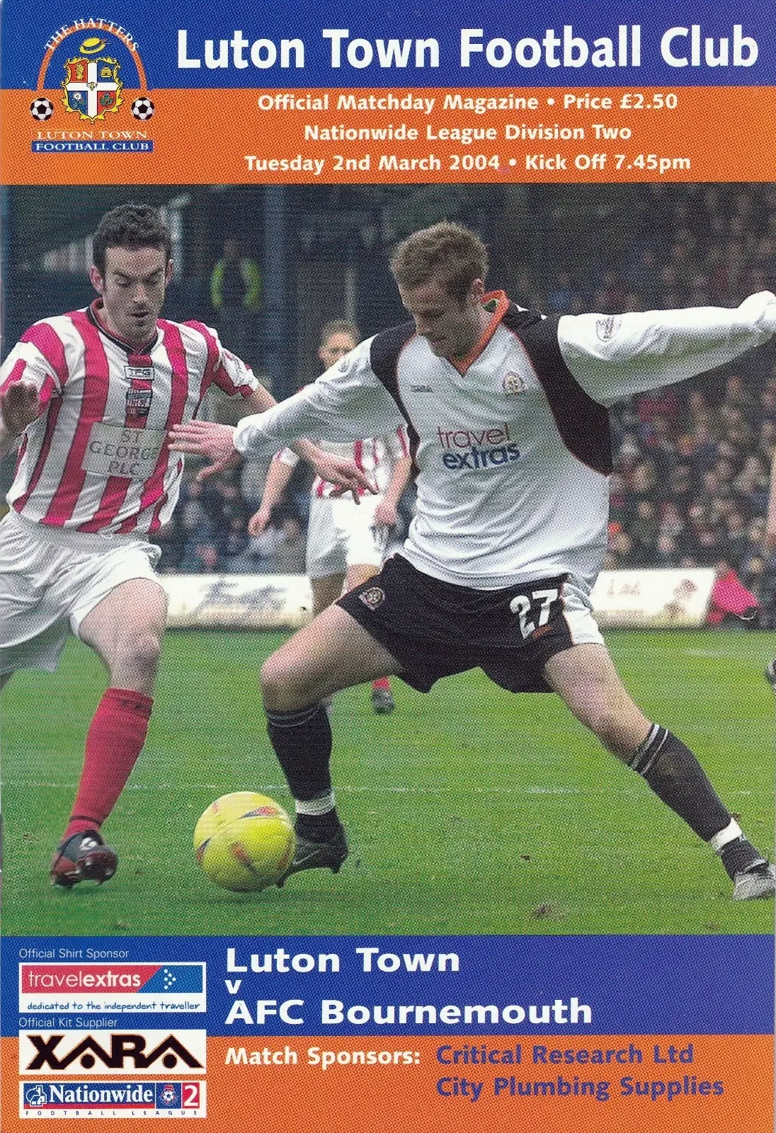 Luton Town vs. AFC Bournemouth (March 2, 2004)