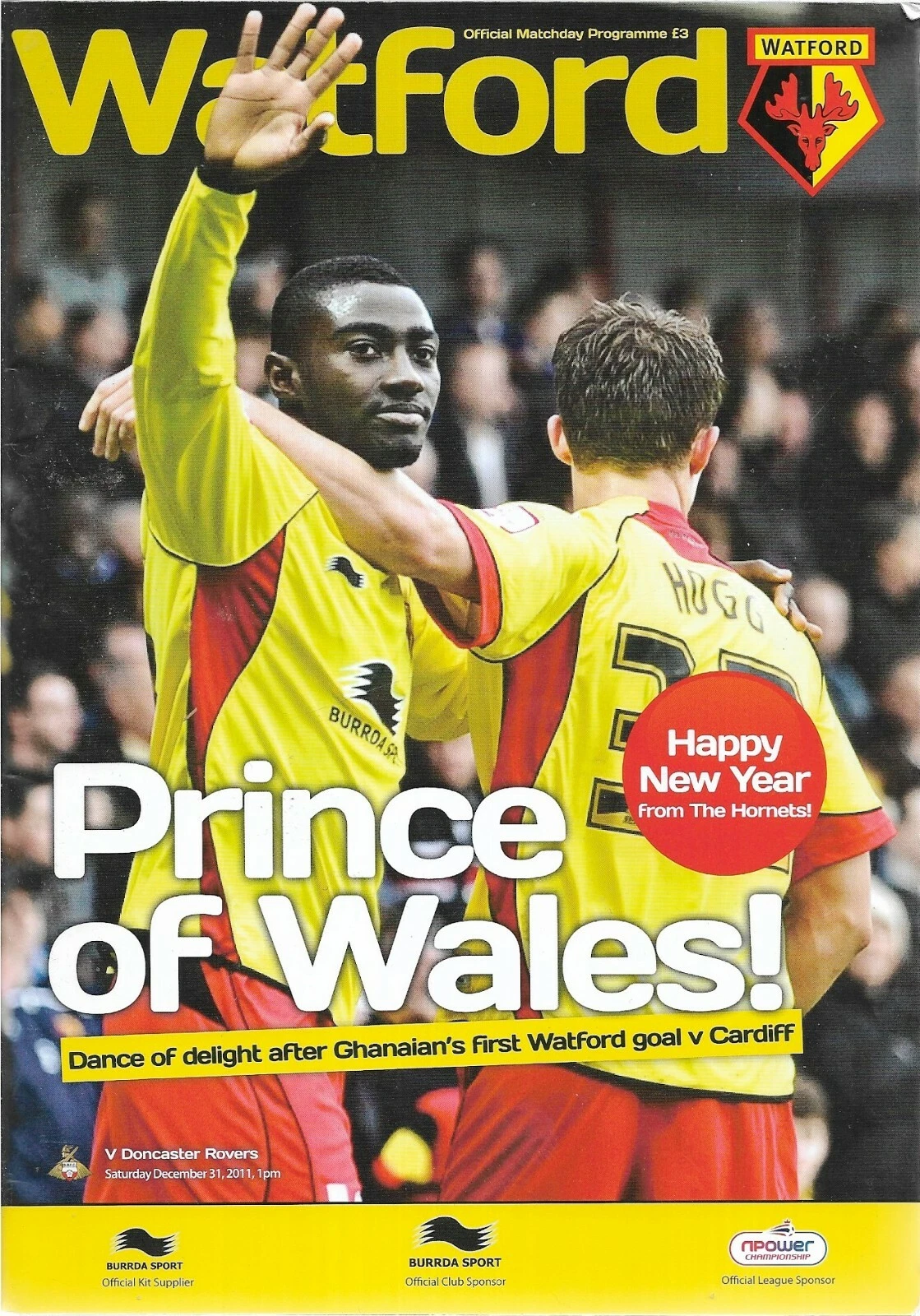 Watford vs. Doncaster Rovers (December 31, 2011)
