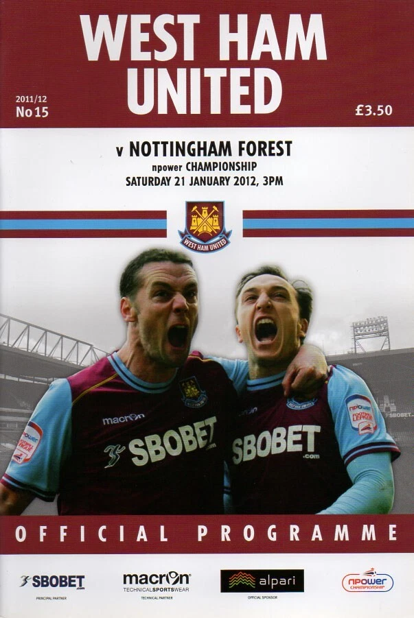 West Ham United vs. Nottingham Forest (January 21, 2012)