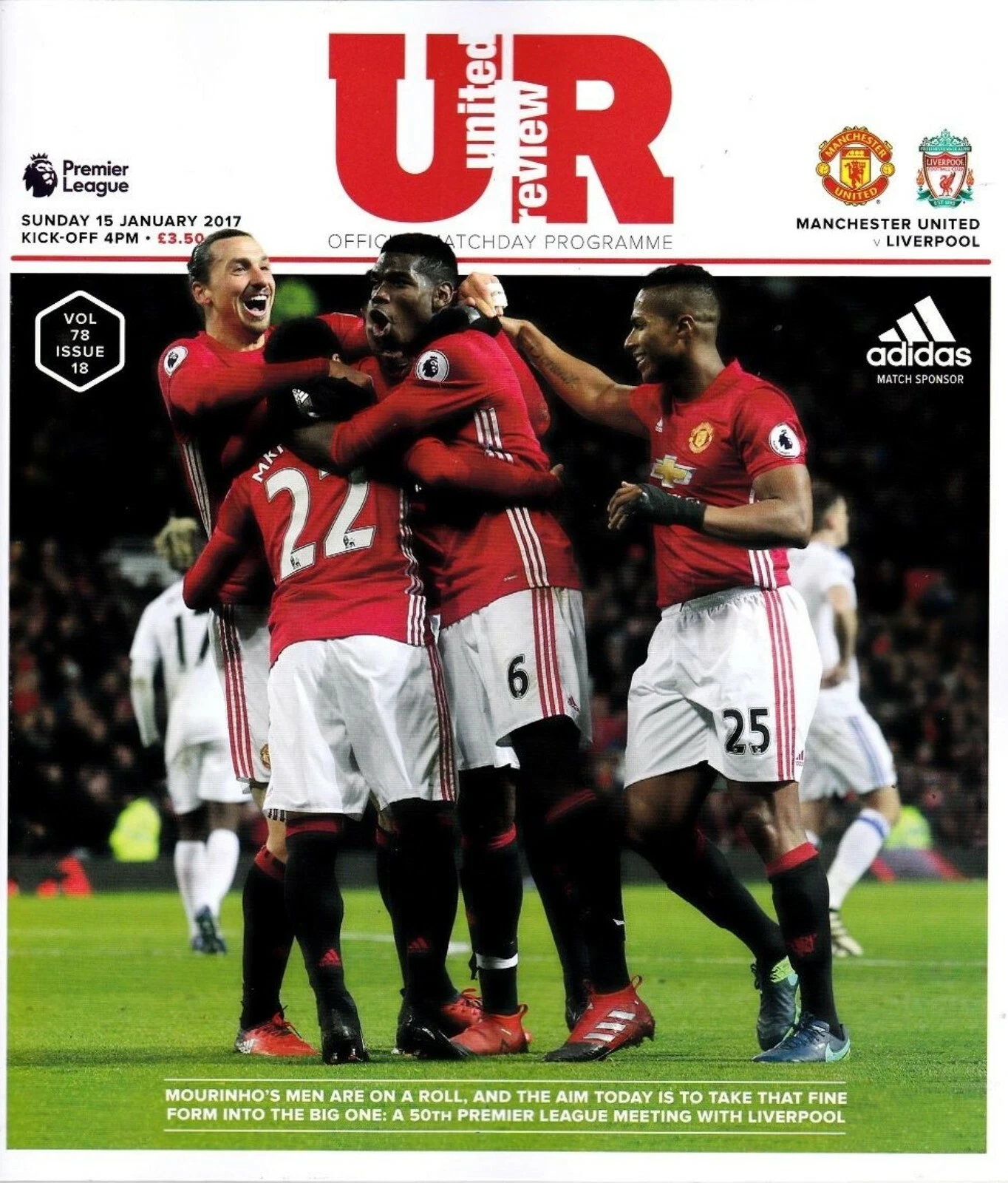 Manchester United vs. Liverpool (January 15, 2017)