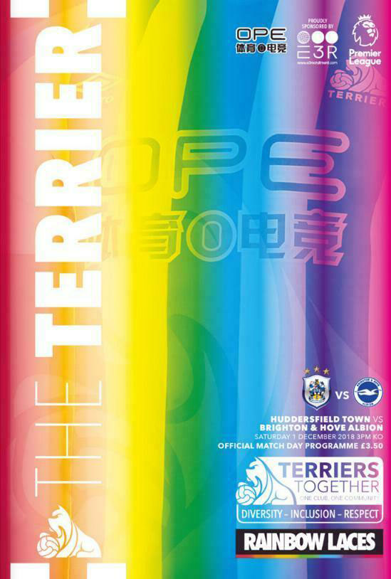 Huddersfield Town	 vs. Brighton & Hove Albion (December 1, 2018)