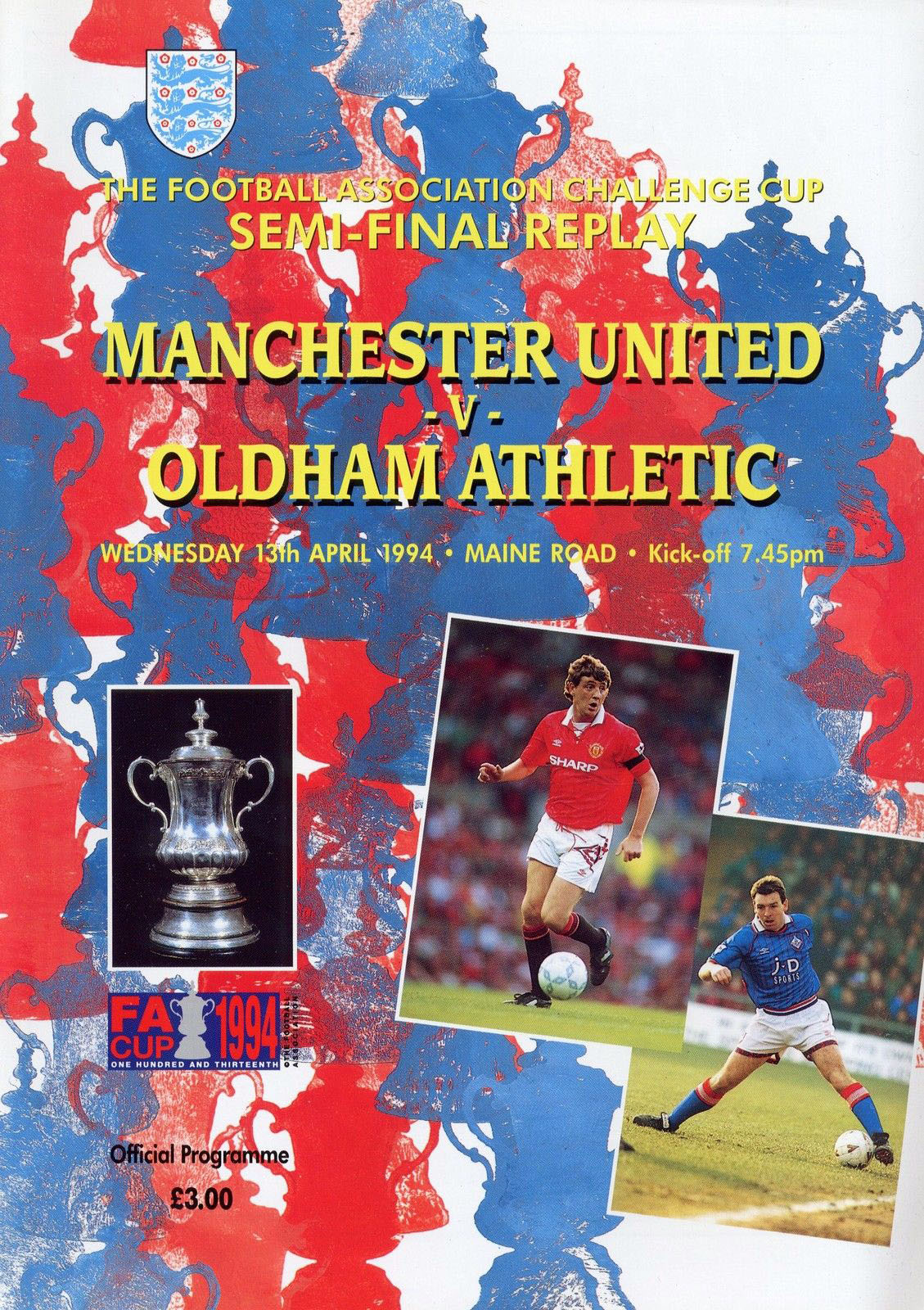 Manchester United vs. Oldham Athletic (April 13, 1994)