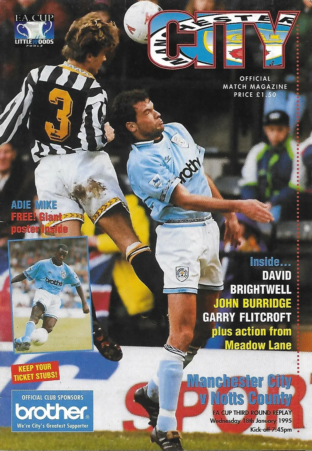 Manchester City vs. Notts County (January 18, 1995)
