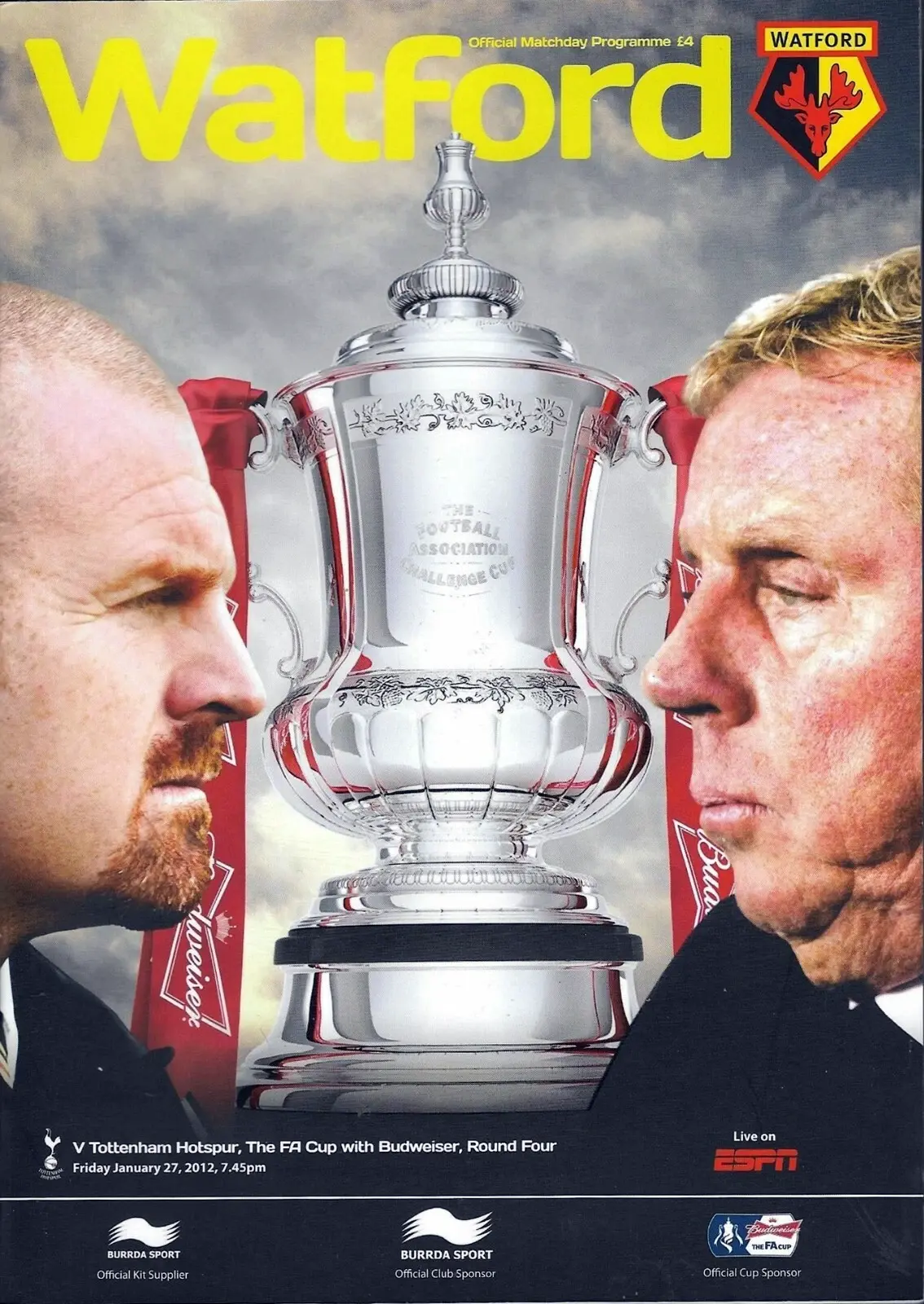 Watford vs. Tottenham Hotspur (January 27, 2012)