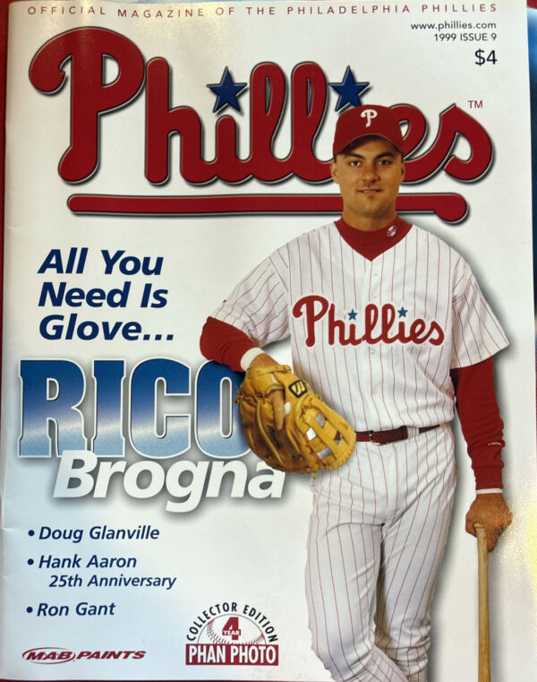 1999 Philadelphia Phillies program