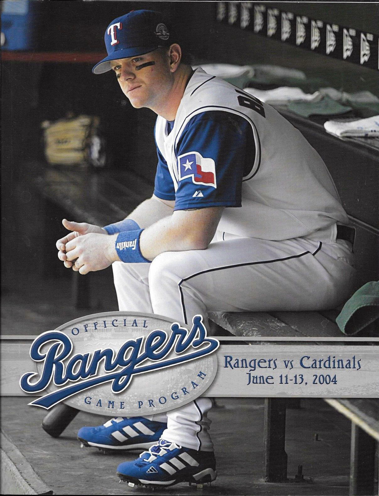 2004 Texas Rangers program