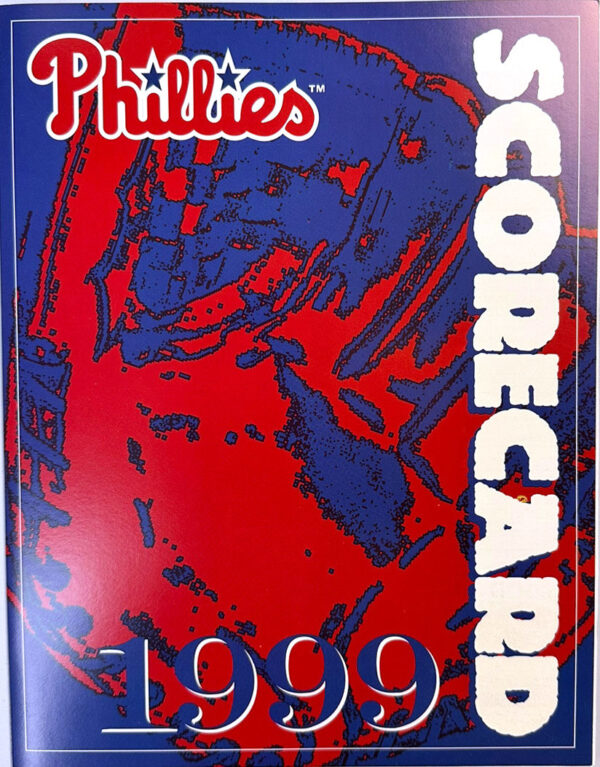 1999 Philadelphia Phillies scorecard
