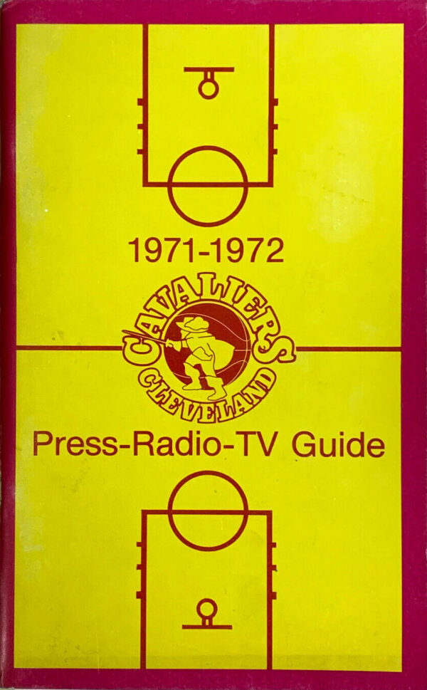 1971-72 Cleveland Cavaliers media guide