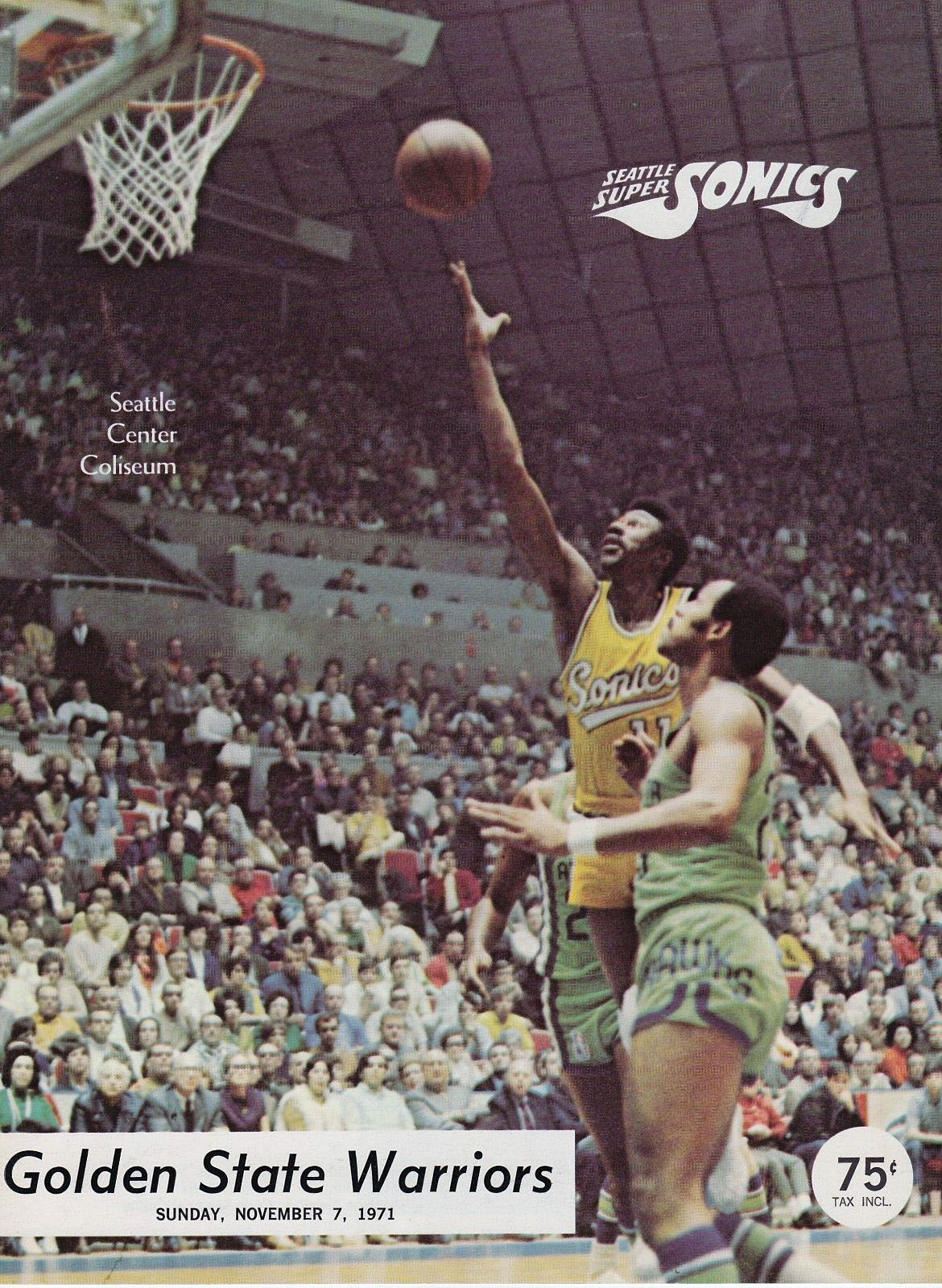 1971-72 Seattle SuperSonics program