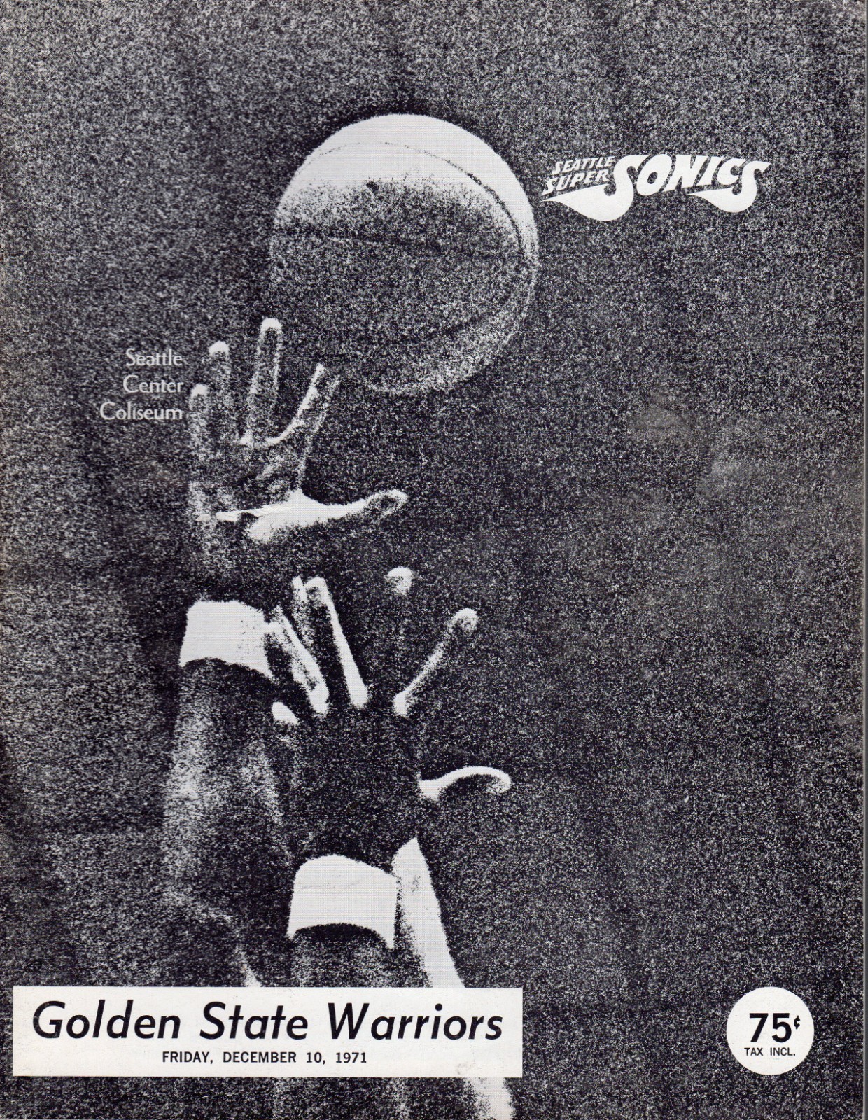 1971-72 Seattle SuperSonics program