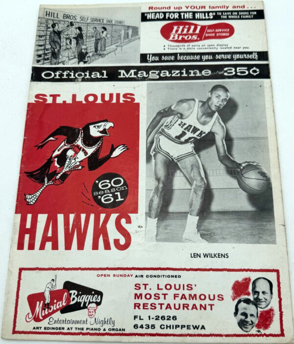 1960-61 St. Louis Hawks program