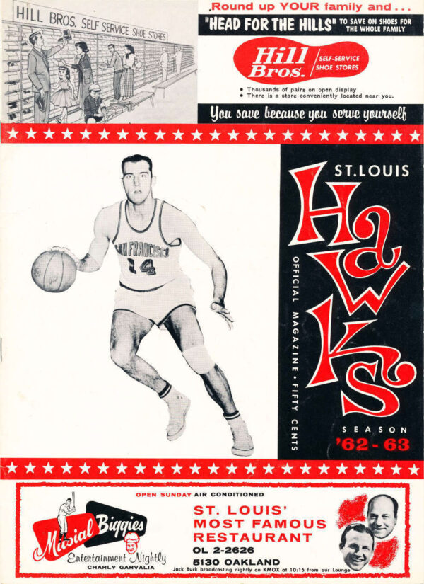1962-63 St. Louis Hawks program