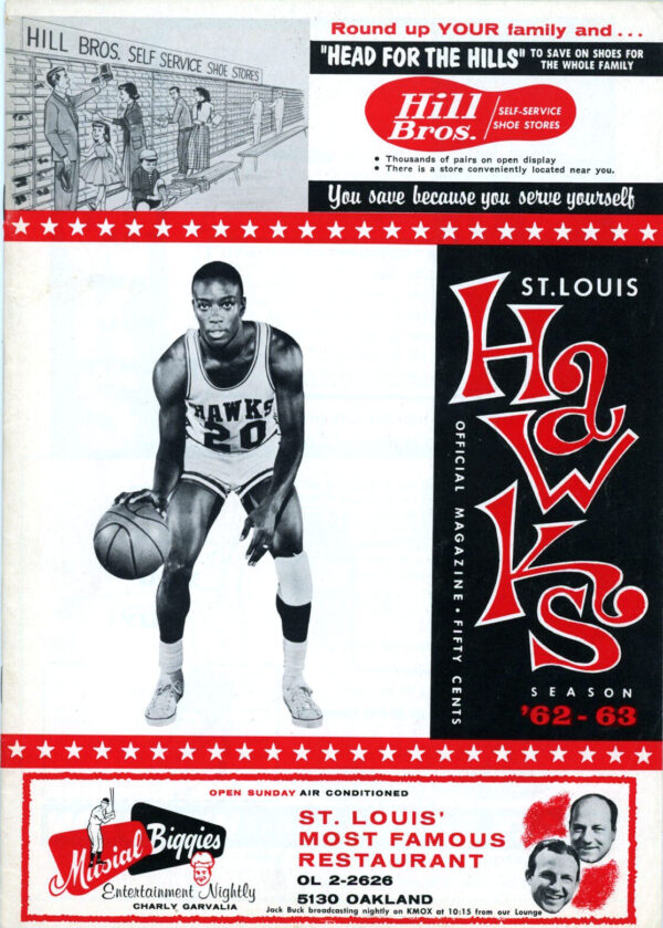 1962-63 St. Louis Hawks program