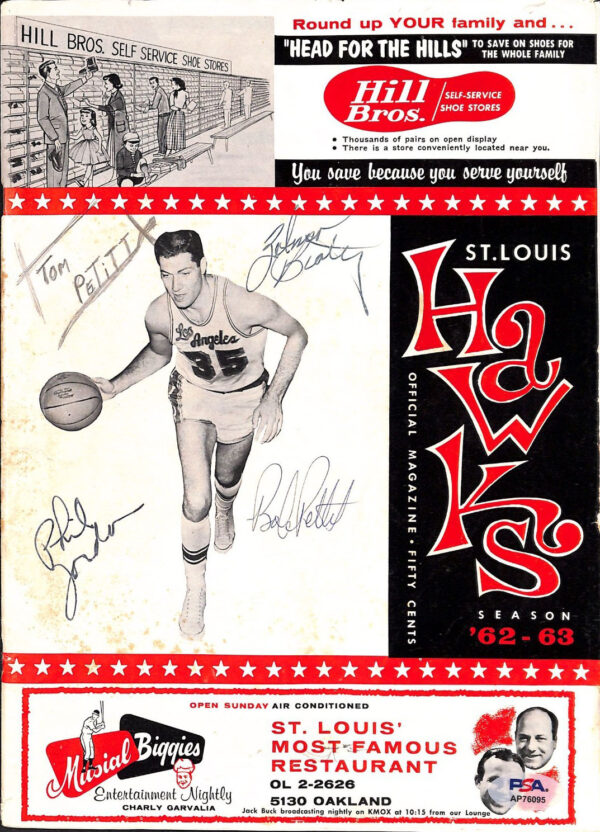 1962-63 St. Louis Hawks program