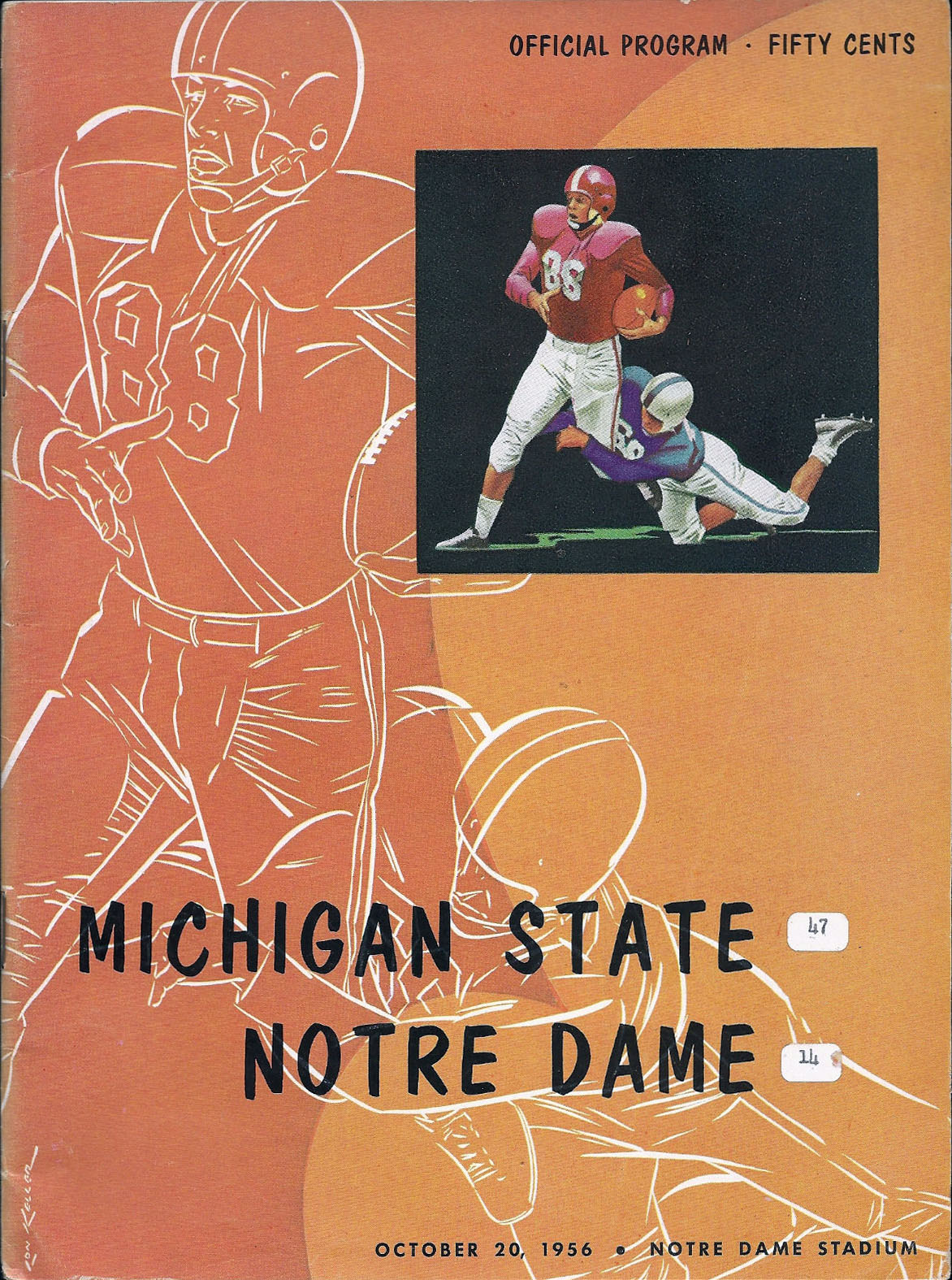 Notre Dame Fighting Irish vs. Michigan State Spartans (October 20, 1956)