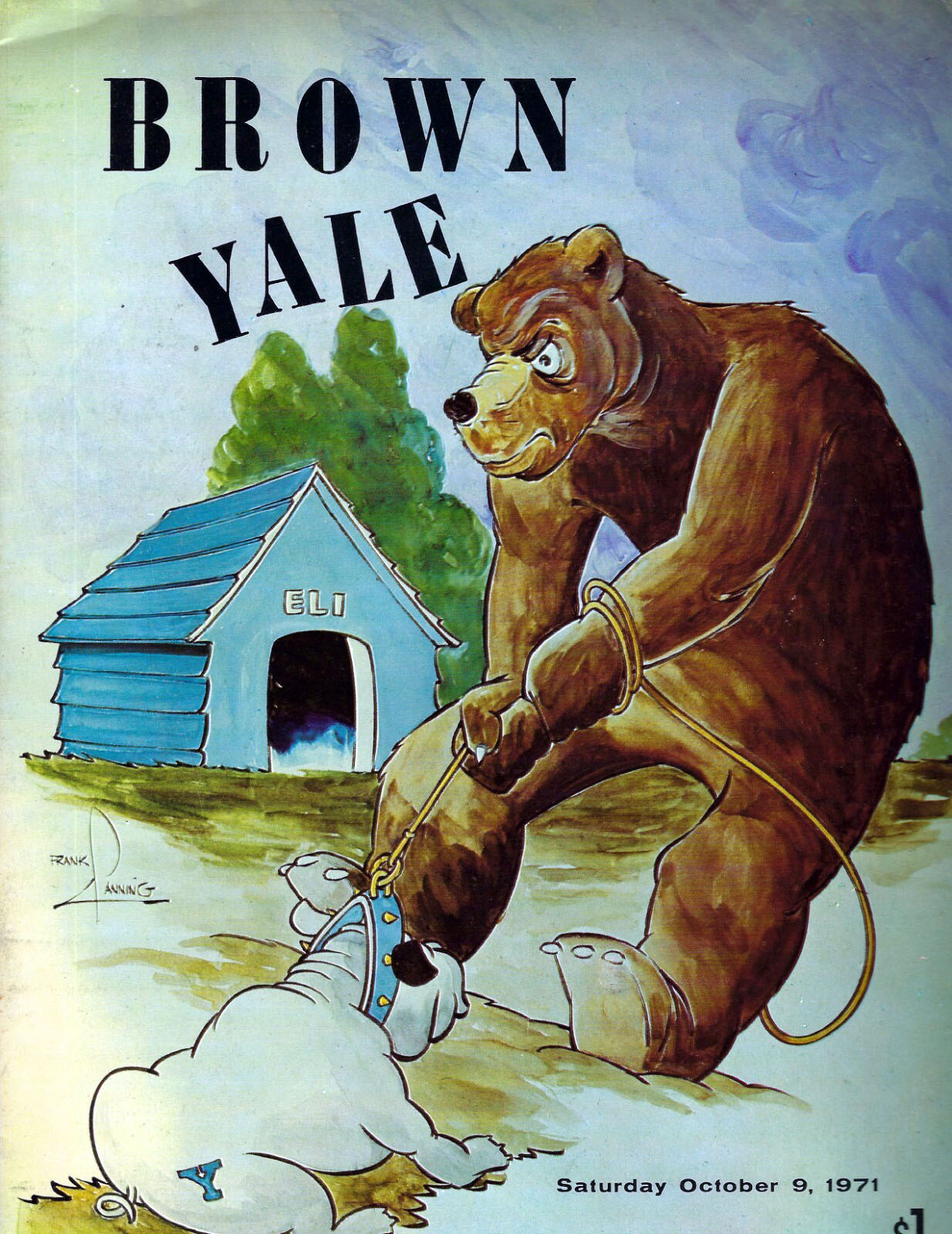 Brown Bears vs. Yale Bulldogs (October 9, 1971)