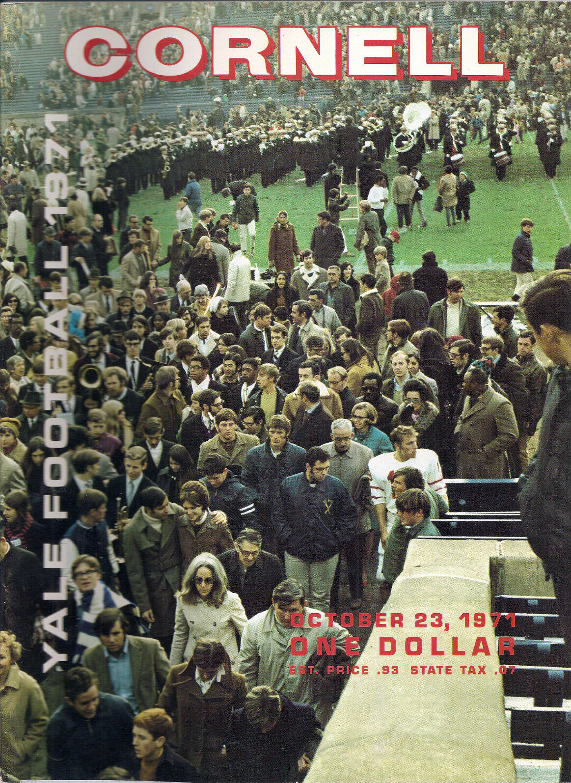 Yale Bulldogs vs. Cornell Big Red (October 23, 1971)