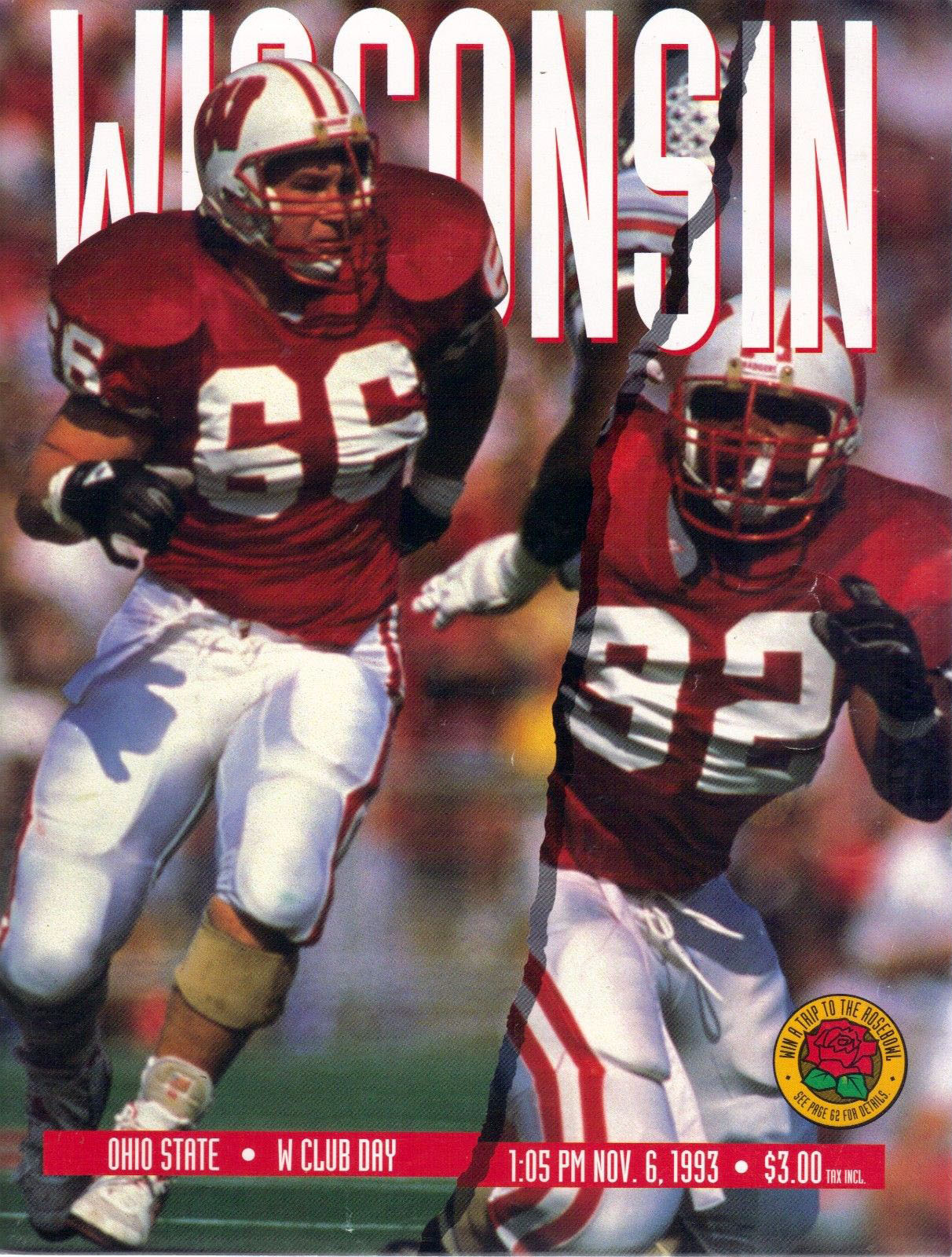Wisconsin Badgers vs. Ohio State Buckeyes (November 6, 1993)