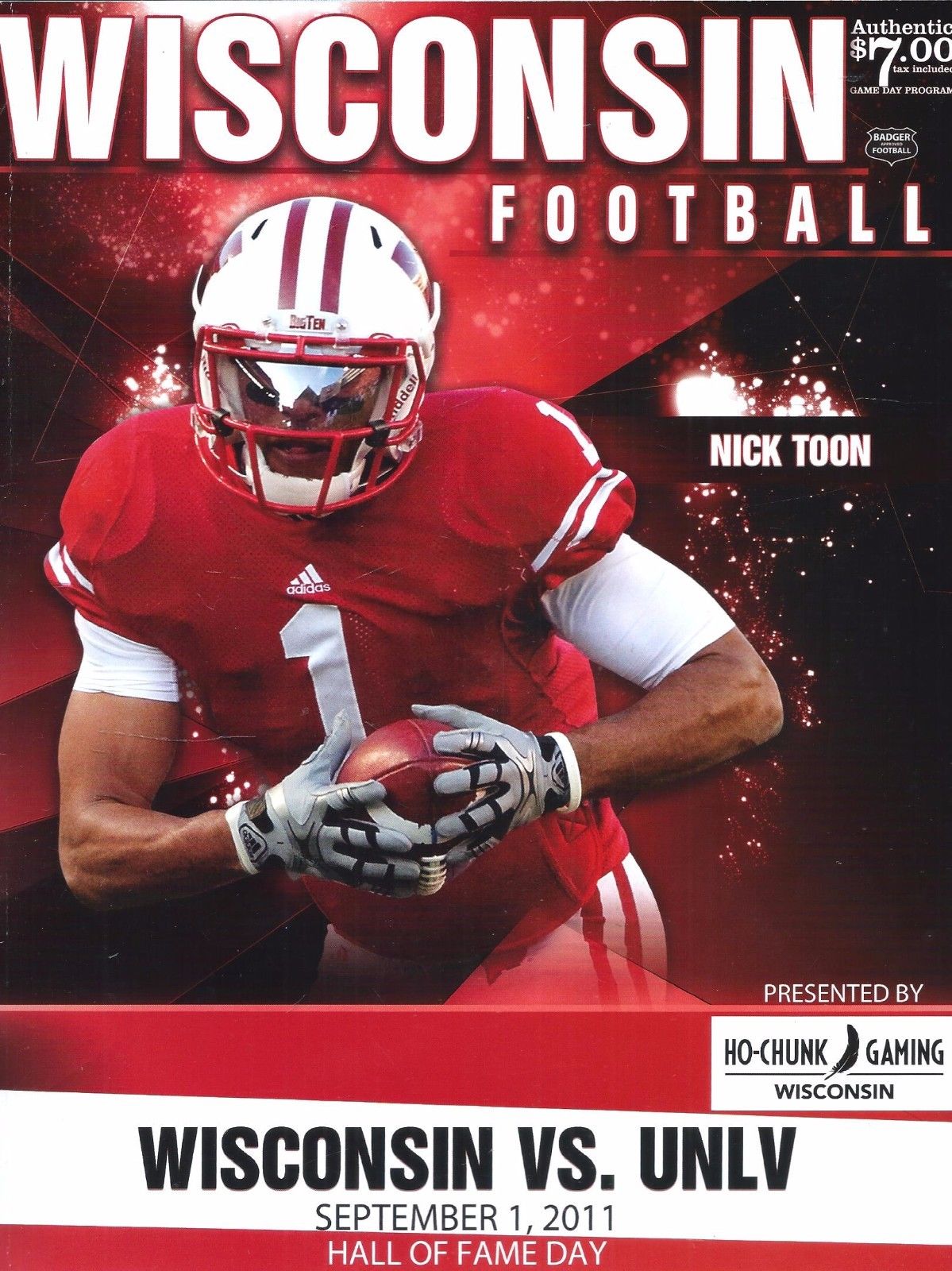 Wisconsin Badgers vs. UNLV Rebels (September 1, 2011)