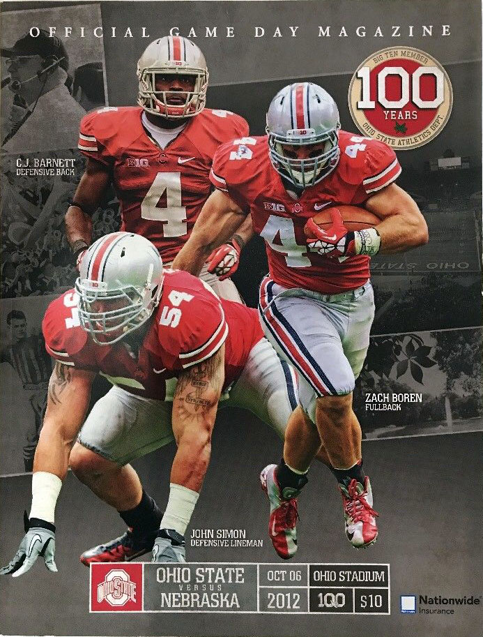 Ohio State Buckeyes vs. Nebraska Cornhuskers (October 6, 2012)