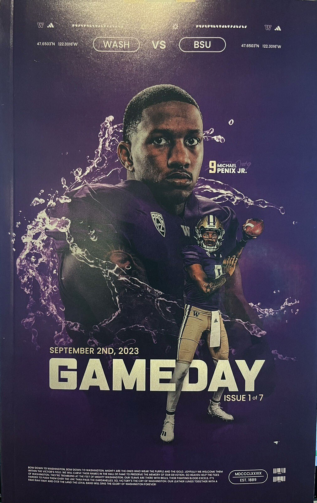 Washington Huskies vs. Boise State Broncos (September 2, 2023)