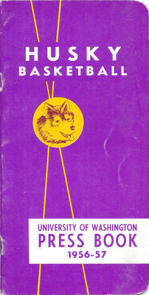 1956-57 Washington Huskies men's basketball media guide