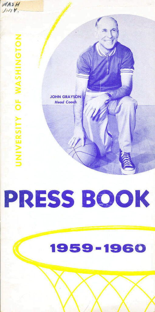 1959-60 Washington Huskies men's basketball media guide