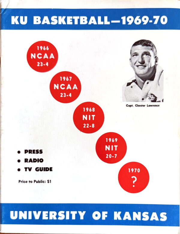 1969-70 Kansas Jayhawks men's basketball media guide