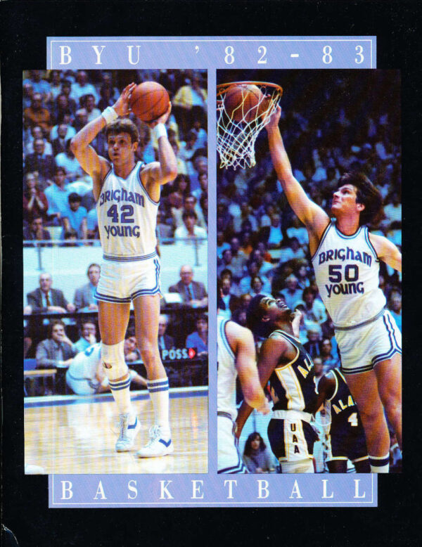 1982-83 BYU Cougars men's basketball media guide