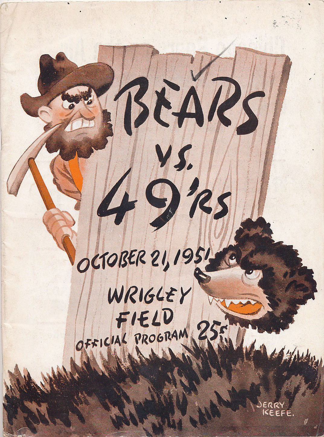 Chicago Bears vs. San Francisco 49ers (October 21, 1951)