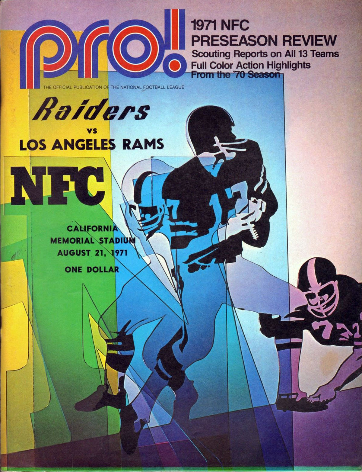 Oakland Raiders vs. Los Angeles Rams (August 21, 1971)