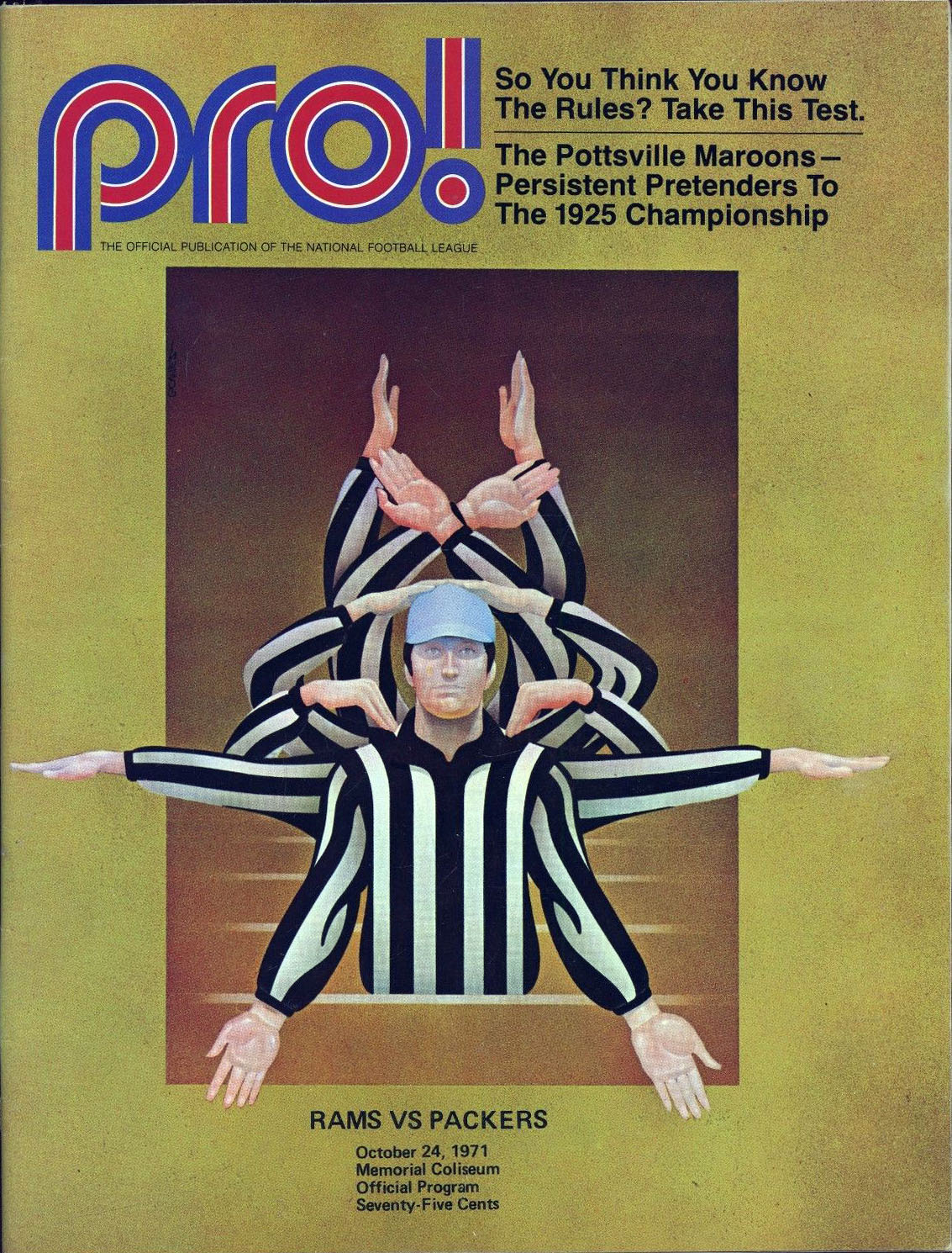 Los Angeles Rams vs. Green Bay Packers (October 24, 1971)