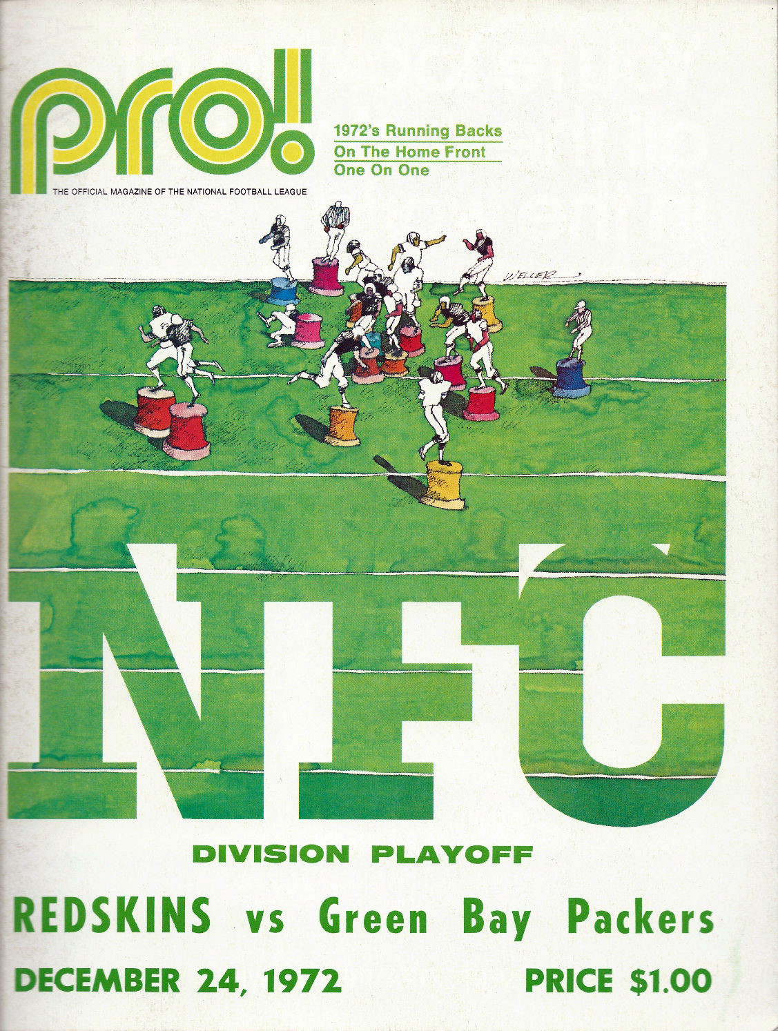 Washington Redskins vs. Green Bay Packers (December 24, 1972)