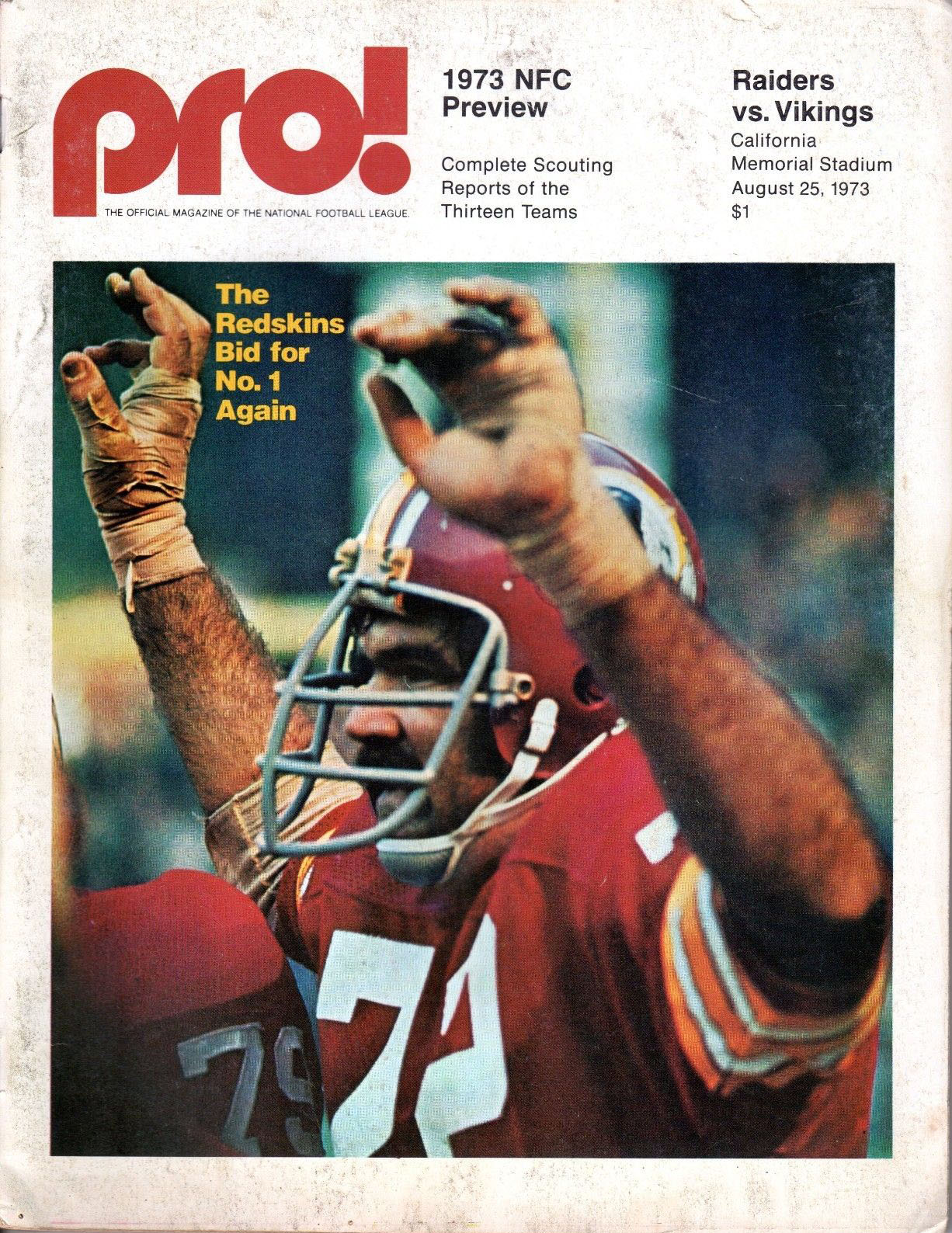 Oakland Raiders vs. Minnesota Vikings (August 25, 1973)