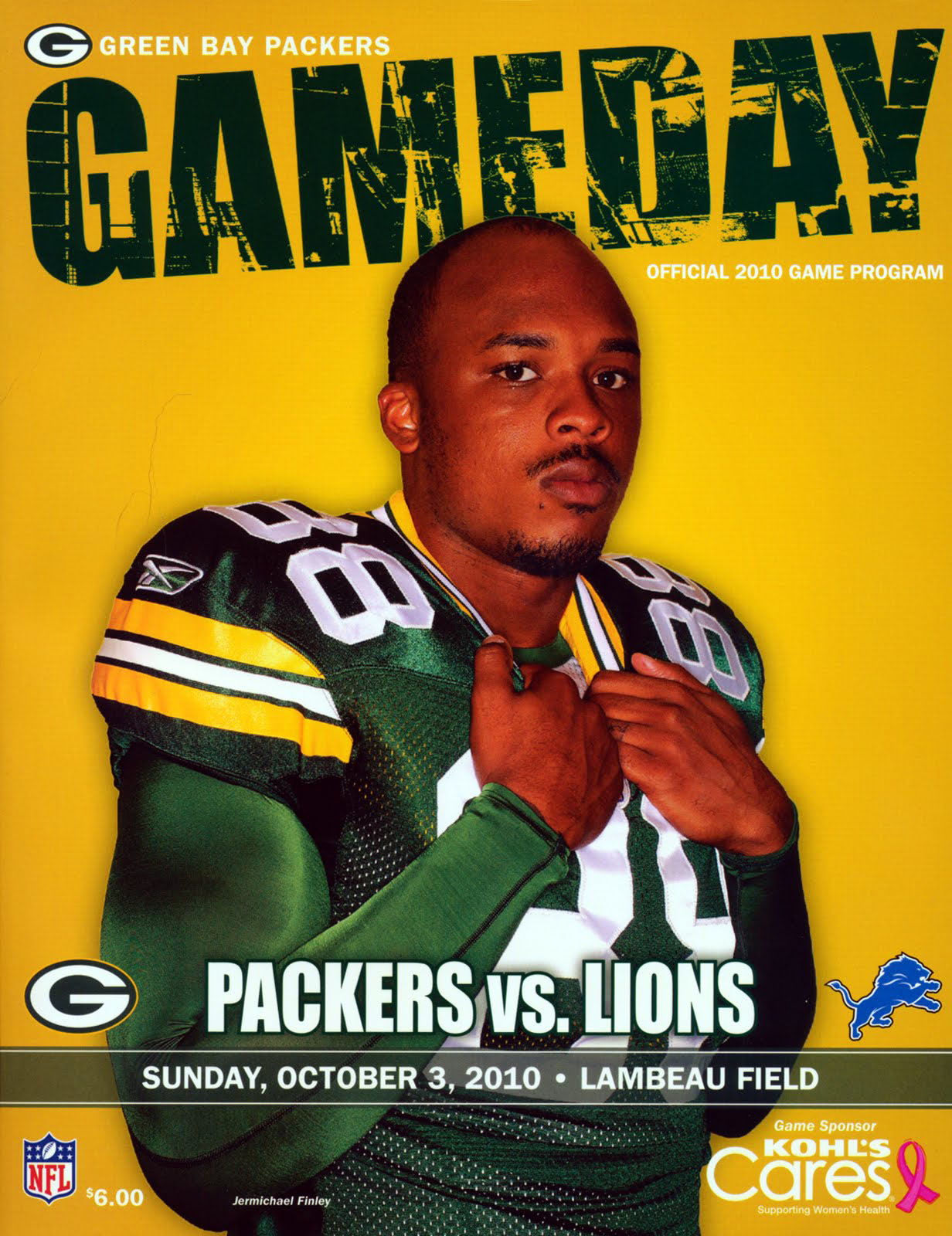 Green Bay Packers vs. Detroit Lions (October 3, 2010)