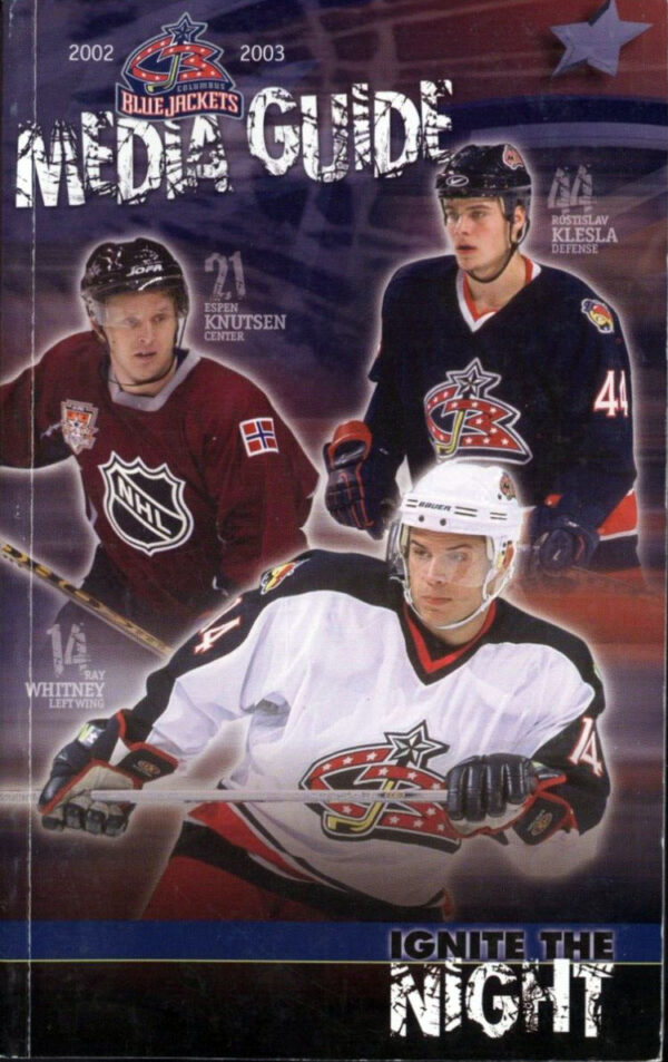 2002-03 Columbus Blue Jackets media guide