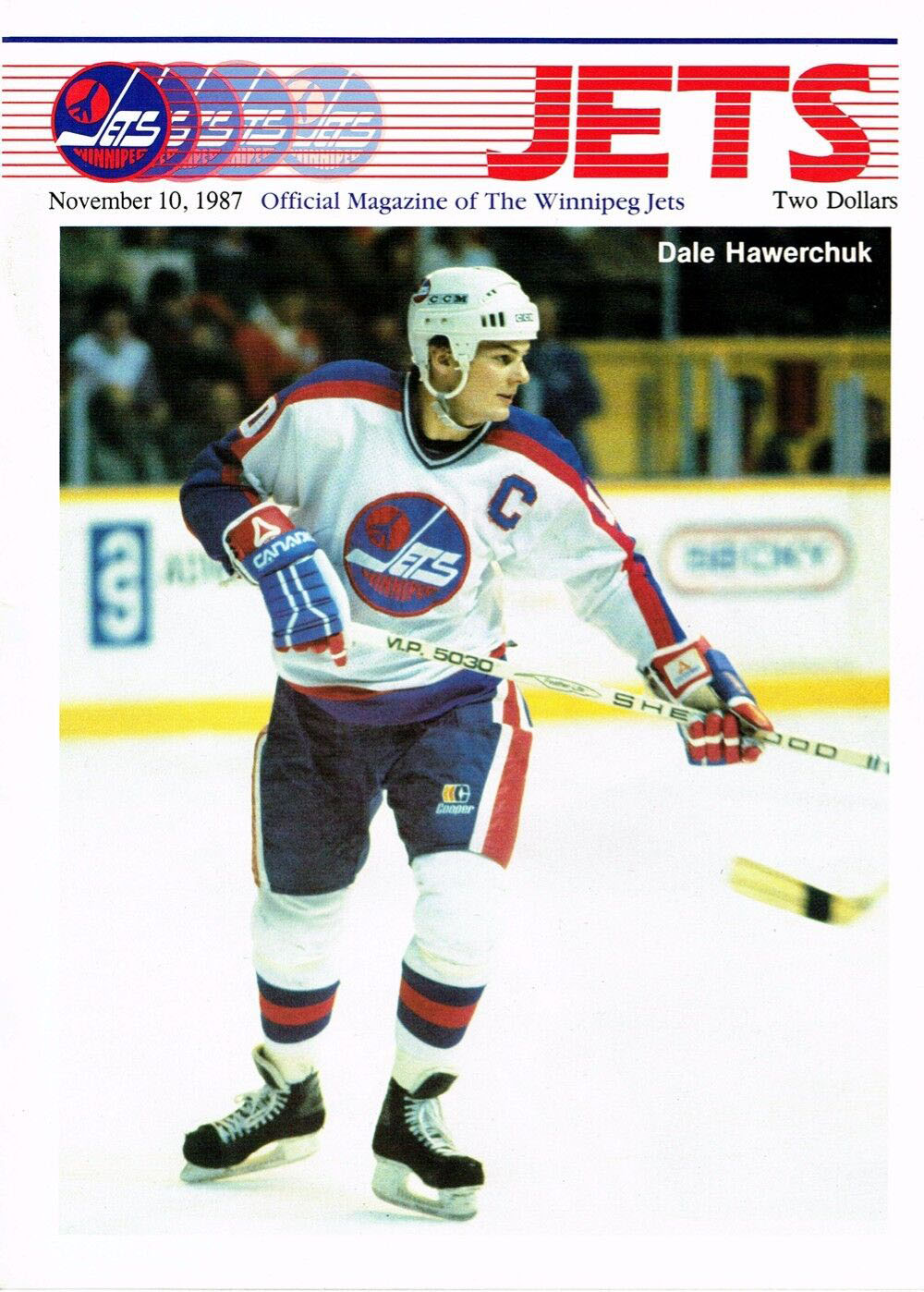 1987-88 Winnipeg Jets program