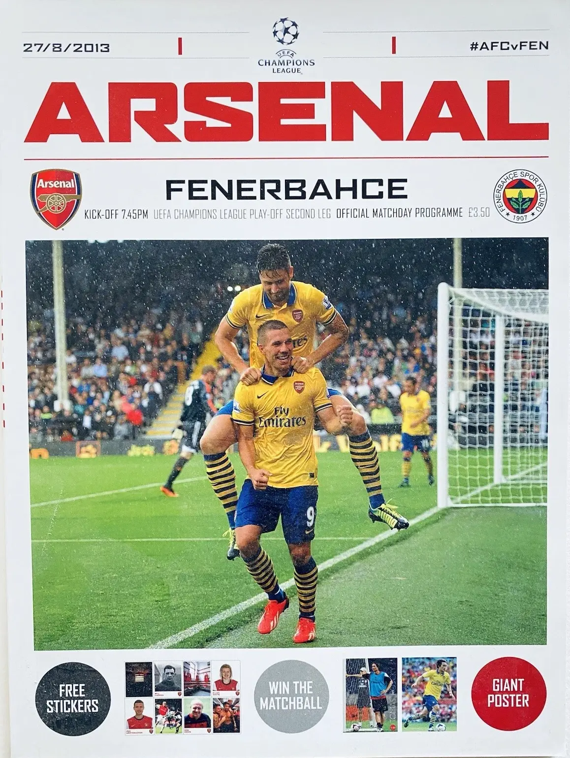 Arsenal vs. Fenerbahçe (August 27, 2013)