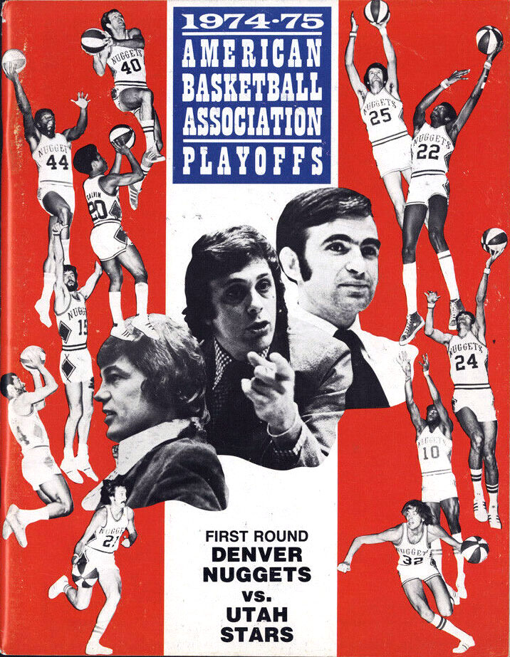 1974-75 Denver Nuggets playoff program