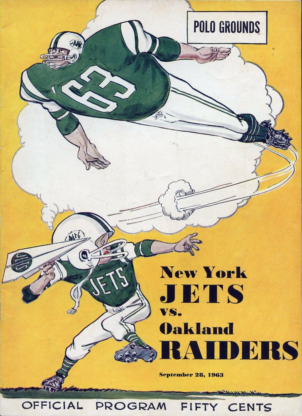 New York Jets vs. Oakland Raiders (September 28, 1963)