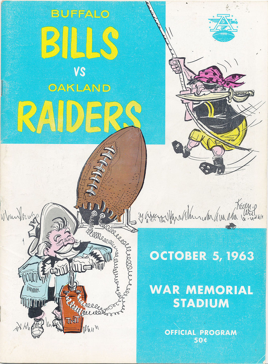 Buffalo Bills vs. Oakland Raiders (October 5, 1963)