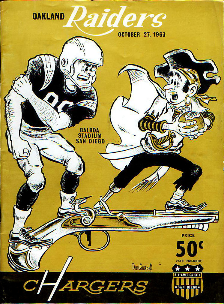 San Diego Chargers vs. Oakland Raiders (October 27, 1963)