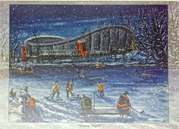 1999 Calgary Flames Christmas Card