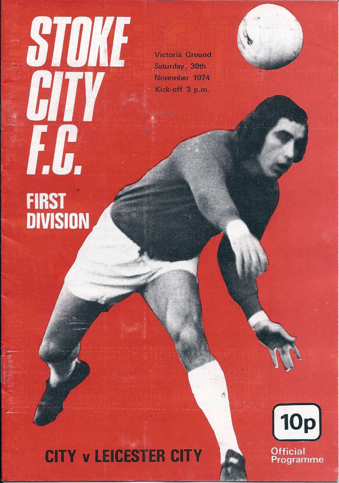 Stoke City vs. Leicester City (November 30, 1974)