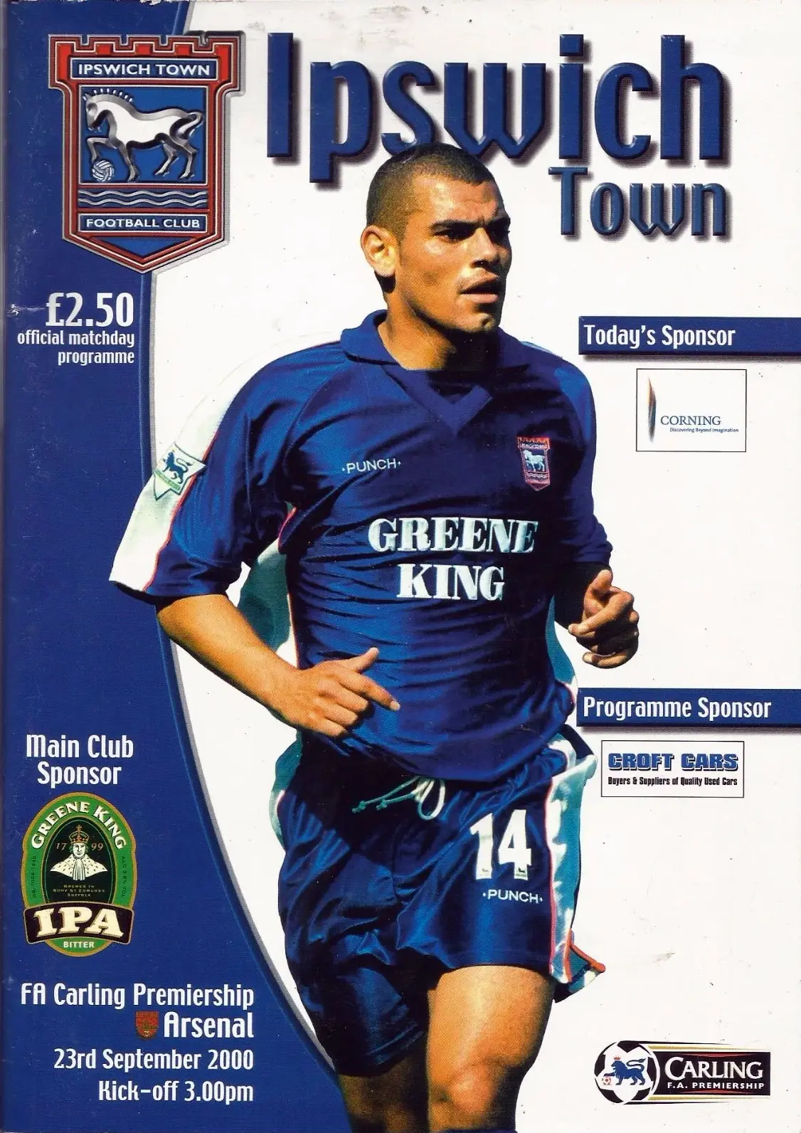 Ipswich Town vs. Arsenal (September 23, 2000)