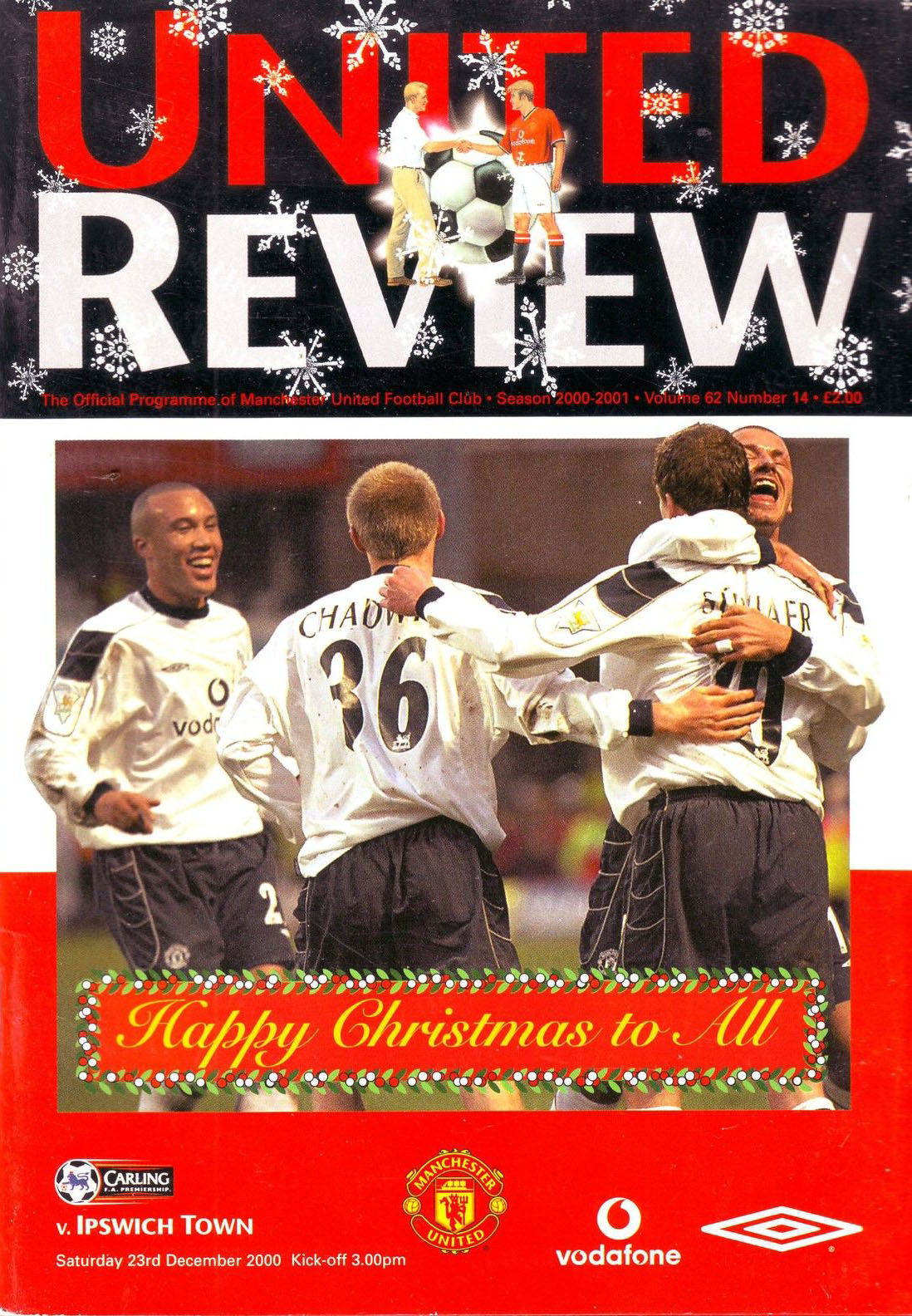 Manchester United vs. Ipswich Town (December 23, 2000)