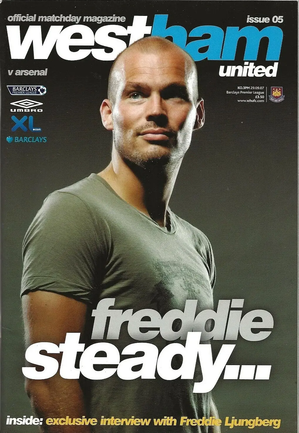 West Ham United vs. Arsenal (September 29, 2007)