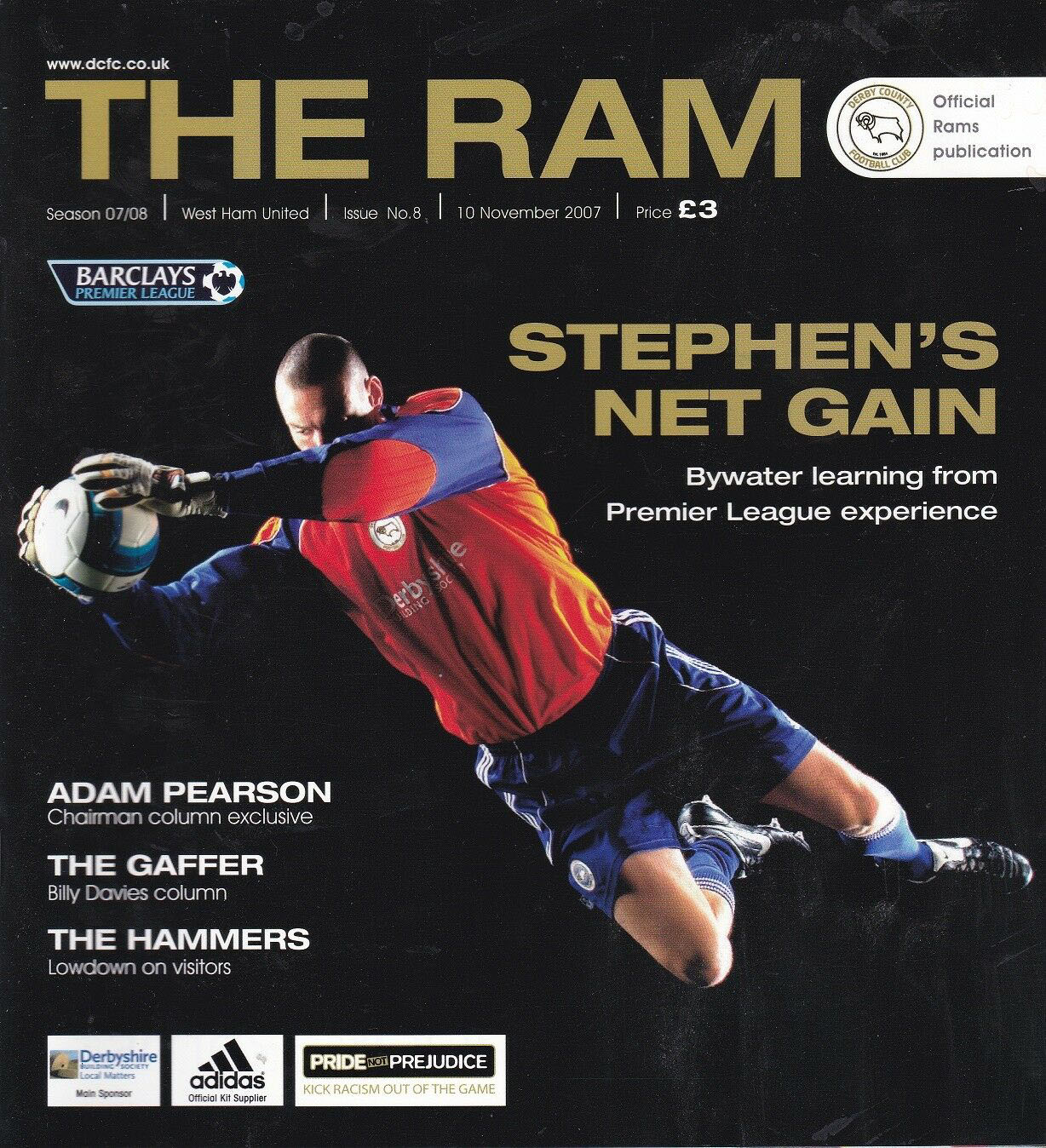 Derby County vs. West Ham United (November 10, 2007)