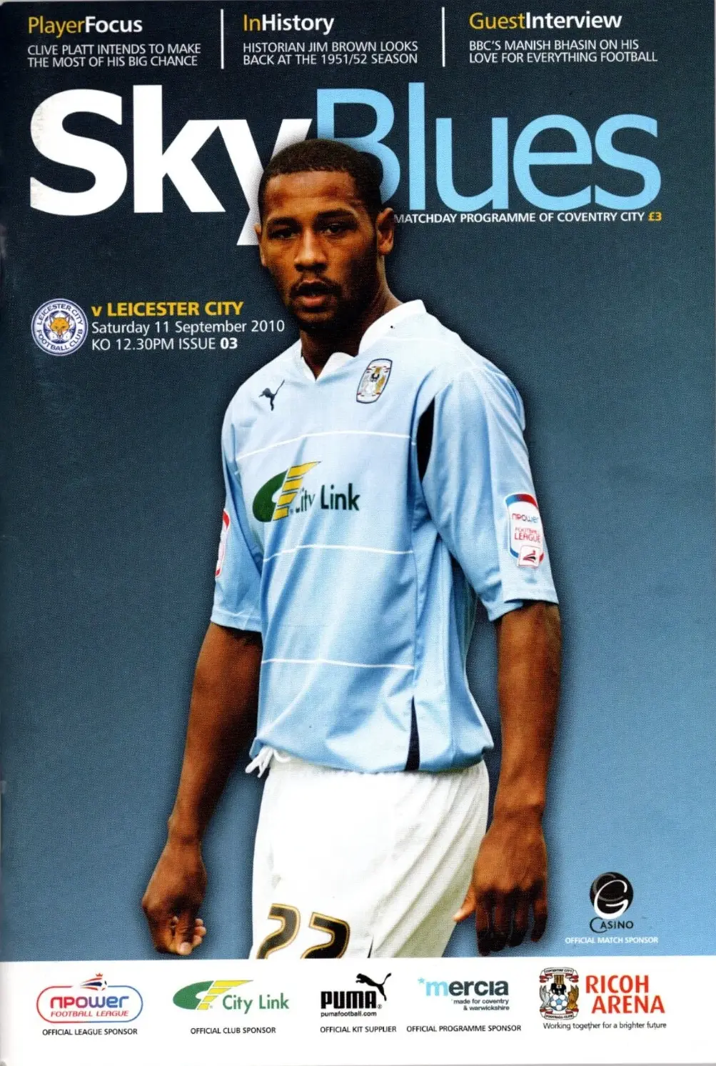 Coventry City vs. Leicester City (September 11, 2010)